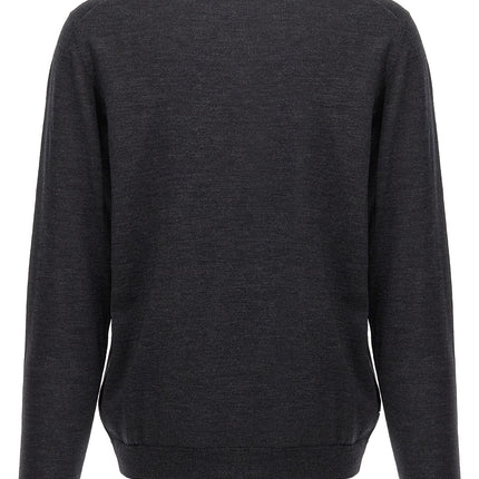 Roberto Collina Gray Merino Wool Cardigan