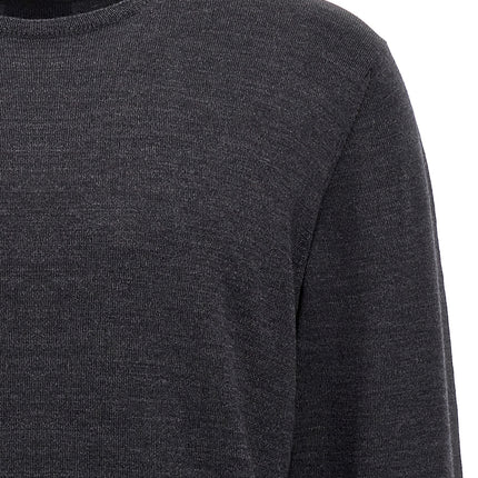 Roberto Collina Gray Merino Wool Cardigan
