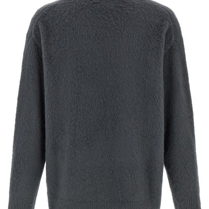 Roberto Collina Gray Cotton Cardigan