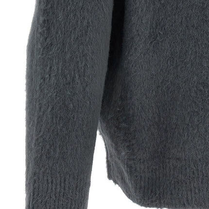 Roberto Collina Gray Cotton Cardigan