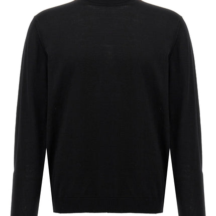 Roberto Collina Black Merino Wool Cardigan