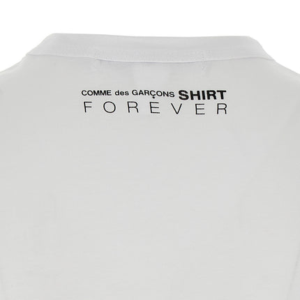Comme Des Garçons White Cotton T-Shirt