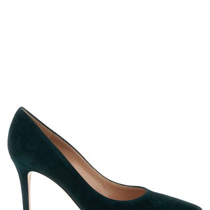 Gianvito Rossi Bicolor Suede Leather High Heel Pumps