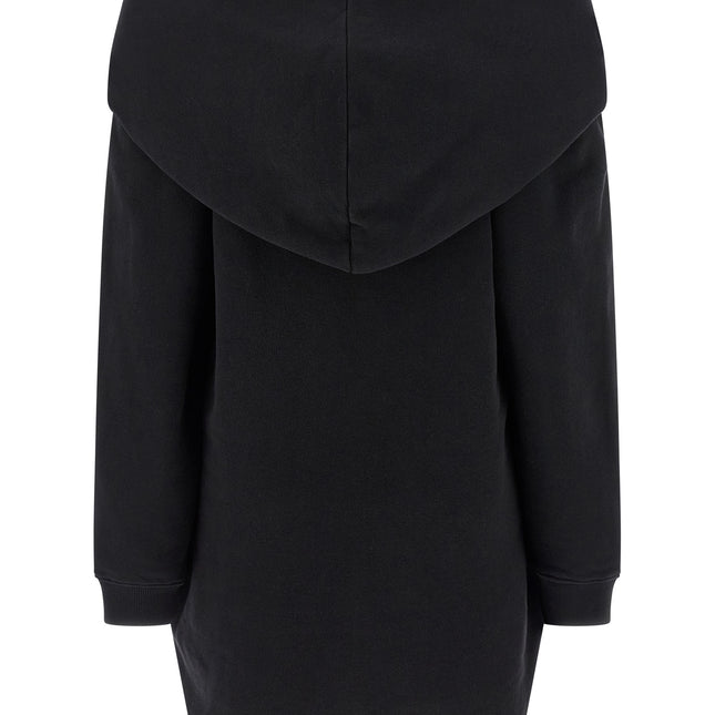 MM6 Maison Margiela Black Cotton Short Dress