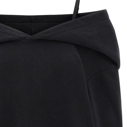 MM6 Maison Margiela Black Cotton Short Dress