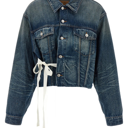 MM6 Maison Margiela Blue Cotton Denim Jacket