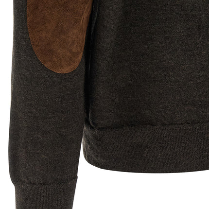 Maison Margiela Brown Wool Polo Shirt