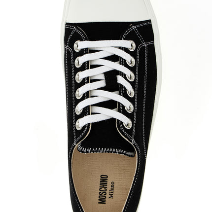 Moschino Bicolor Cotton Sneakers