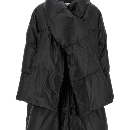 MM6 Maison Margiela Black Viscose Coat