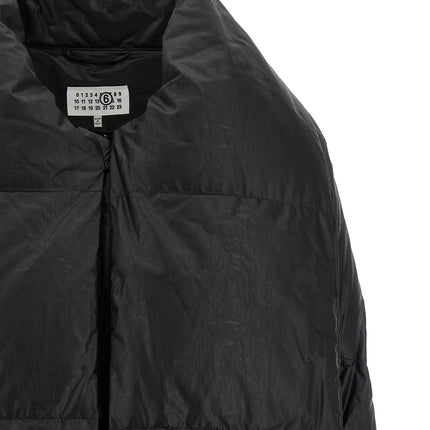 MM6 Maison Margiela Black Viscose Coat