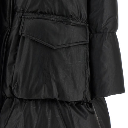 MM6 Maison Margiela Black Viscose Coat
