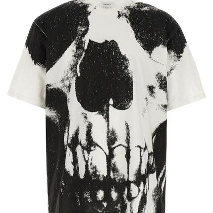 Alexander McQueen Bicolor Cotton T-Shirt