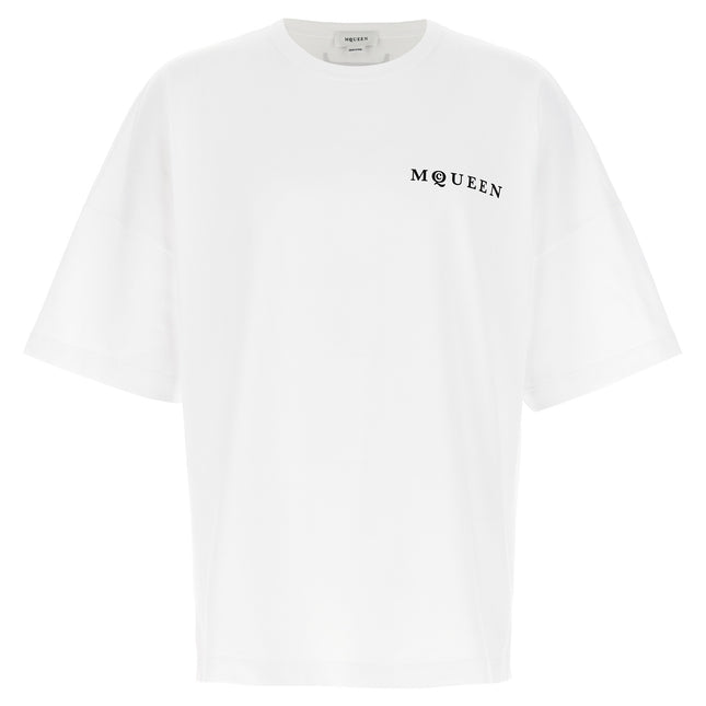 Alexander McQueen Bicolor Cotton T-Shirt