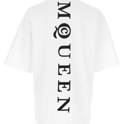Alexander McQueen Bicolor Cotton T-Shirt
