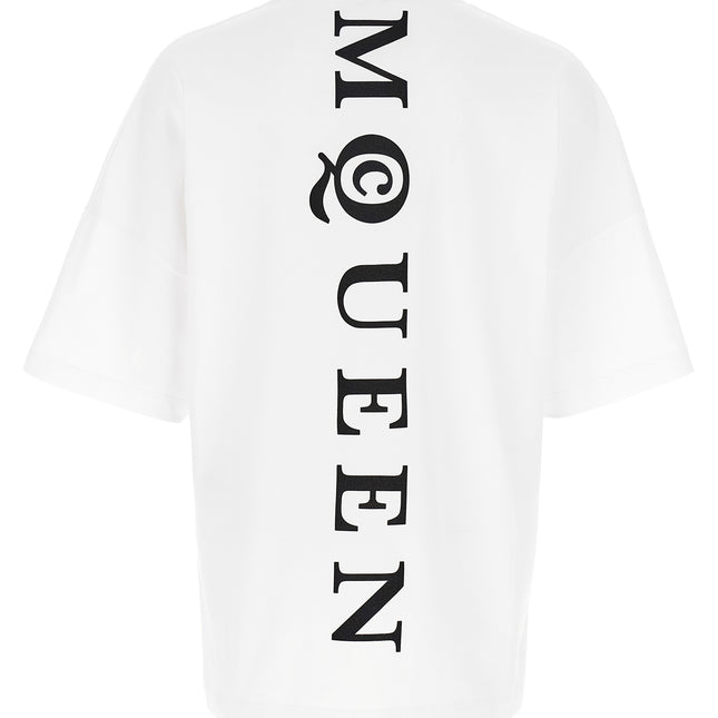 Alexander McQueen Bicolor Cotton T-Shirt
