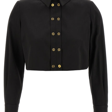 Elisabetta Franchi Black Lycra Blouse