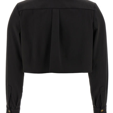 Elisabetta Franchi Black Lycra Blouse