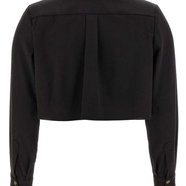 Elisabetta Franchi Black Lycra Blouse