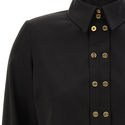 Elisabetta Franchi Black Lycra Blouse