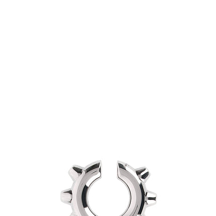 Jil Sander Silver Brass Earrings