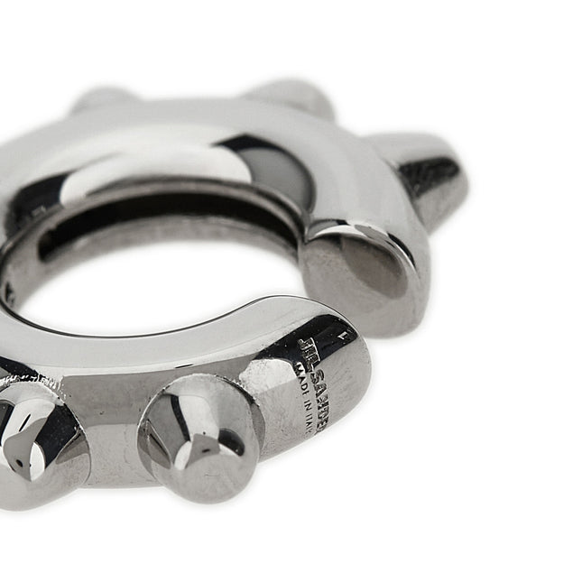 Jil Sander Silver Brass Earrings