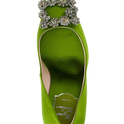 Roger Vivier Bicolor Viscose High Heel Pumps
