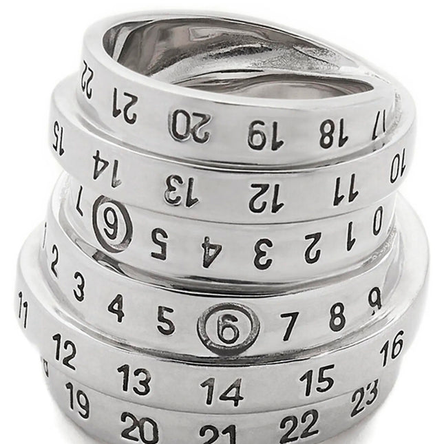 MM6 Maison Margiela Silver Brass Ring