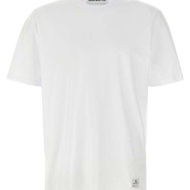 Department 5 White Cotton T-Shirt