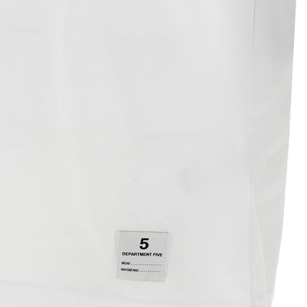 Department 5 White Cotton T-Shirt