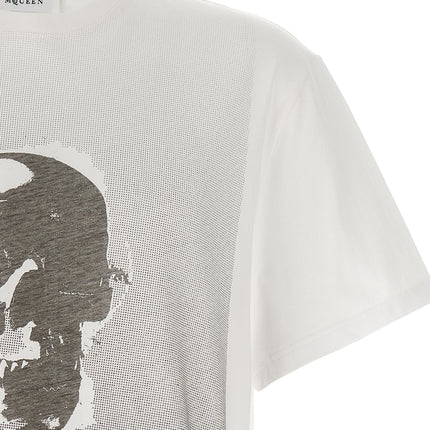 Alexander McQueen Bicolor Cotton T-Shirt
