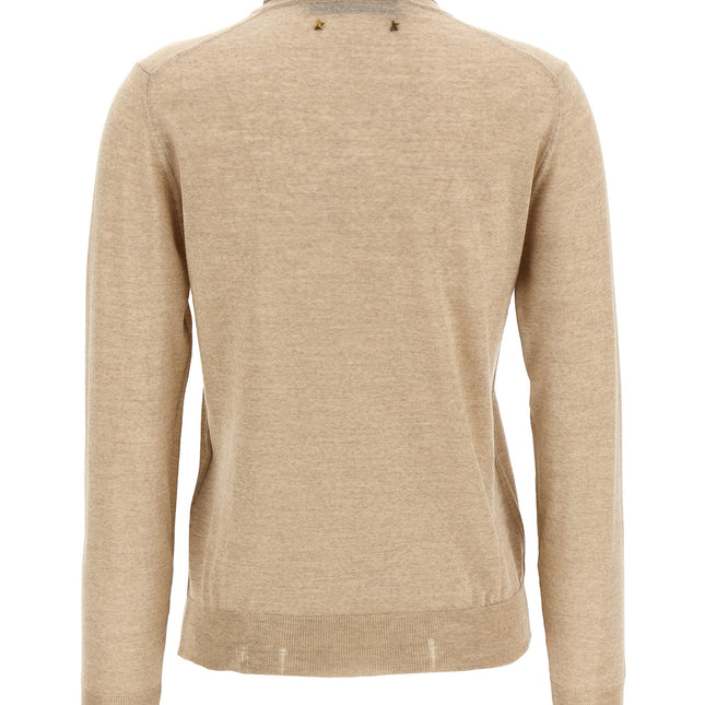 Golden Goose Beige Virgin Wool Cardigan