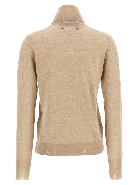 Golden Goose Beige Virgin Wool Cardigan