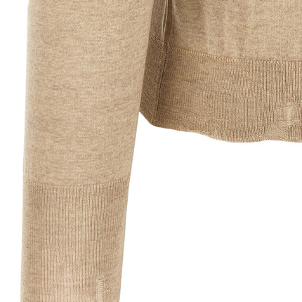 Golden Goose Beige Virgin Wool Cardigan