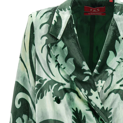 F.R.S. - FOR RESTLESS SLEEPERS Bicolor Viscose Blazer