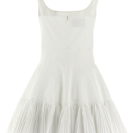 Giovanni Bedin White Poplin Short Dress