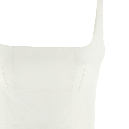 Giovanni Bedin White Poplin Short Dress