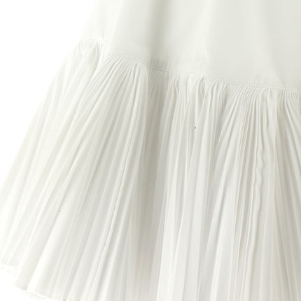 Giovanni Bedin White Poplin Short Dress