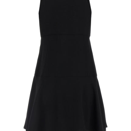 Giovanni Bedin Black Viscose Short Dress