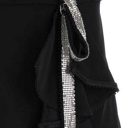 Giovanni Bedin Black Viscose Short Dress