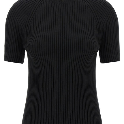 Tory Burch Black Cotton Cardigan