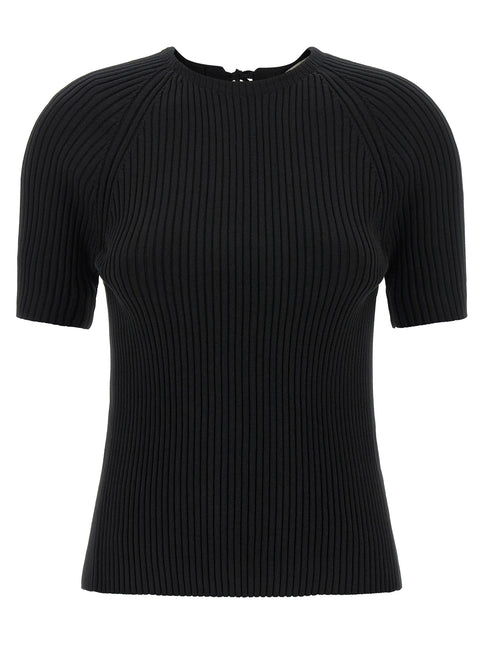 Tory Burch Black Cotton Cardigan