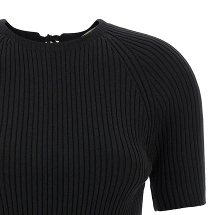 Tory Burch Black Cotton Cardigan