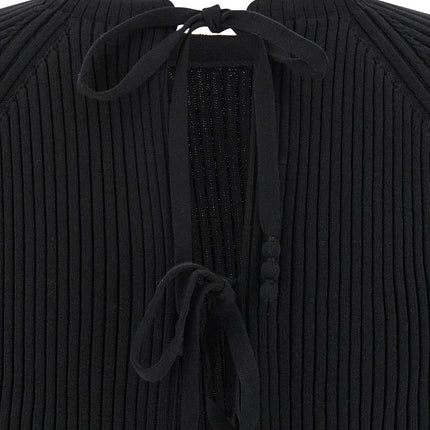 Tory Burch Black Cotton Cardigan