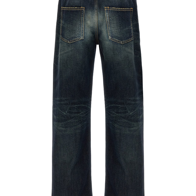 Alexander McQueen Blue Cotton Jeans Denim