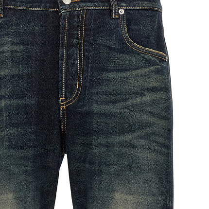 Alexander McQueen Blue Cotton Jeans Denim