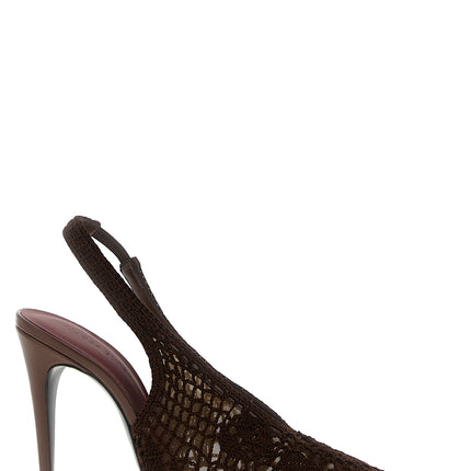 Magda Butrym Brown Cotton High Heel Pumps