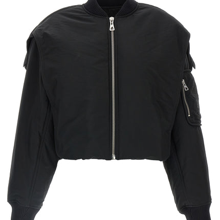 Jean Paul Gaultier Black Polyethylene Bomber