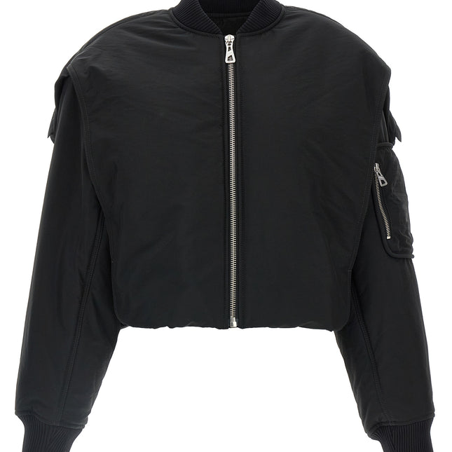 Jean Paul Gaultier Black Polyethylene Bomber