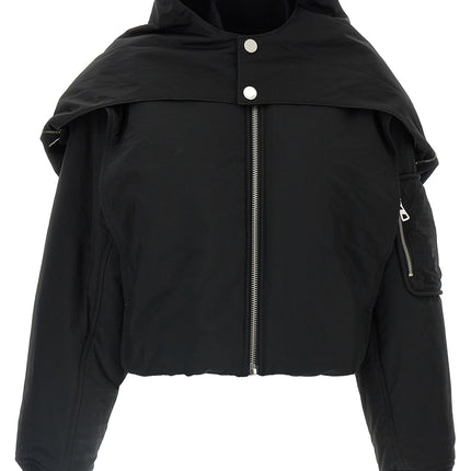 Jean Paul Gaultier Black Polyethylene Bomber