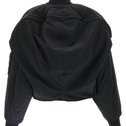 Jean Paul Gaultier Black Polyethylene Bomber